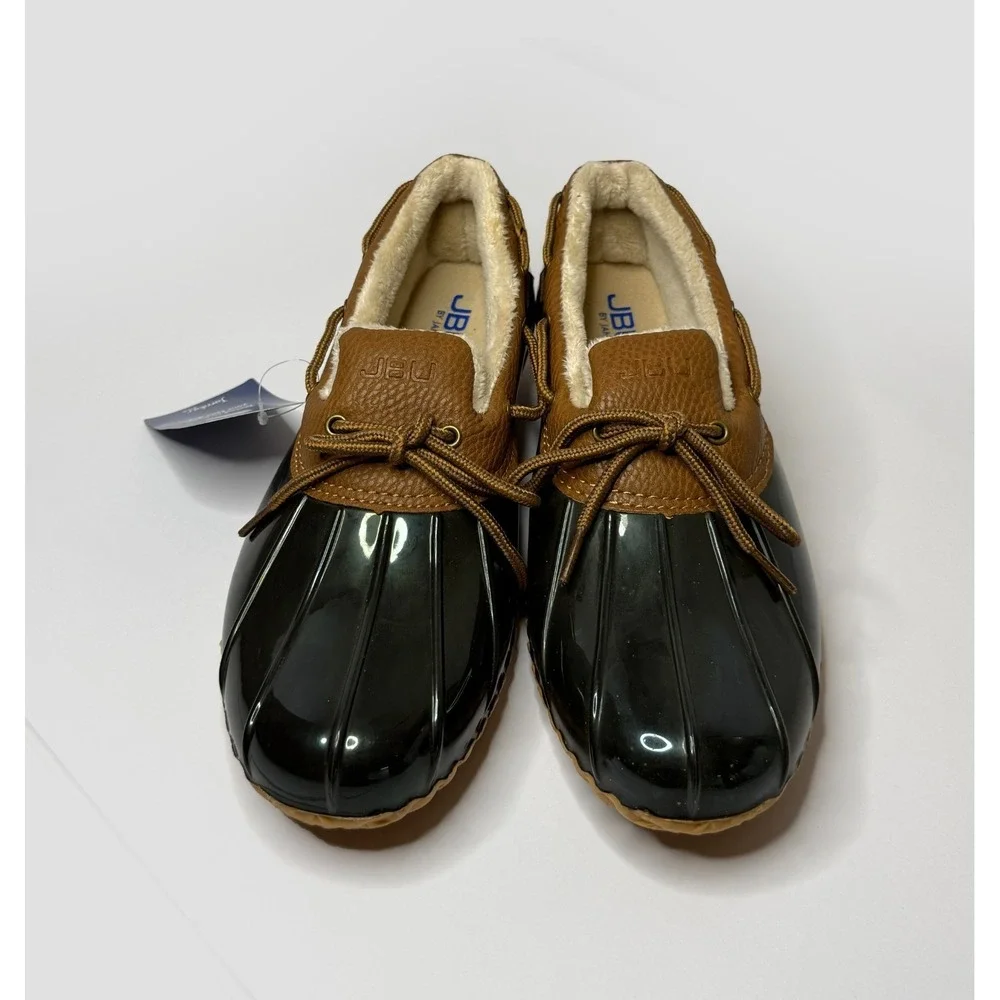 JBU by Jambu Woodbury Duck Shoes‎ Women 9.5 Waterproof Cozy Shearling Lodgecore